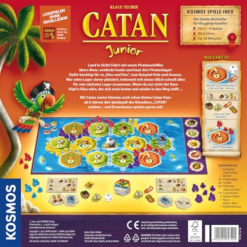 Detalle de KOSMOS Catan Junior – Brettspiel für Kinder ab 6 Jahre