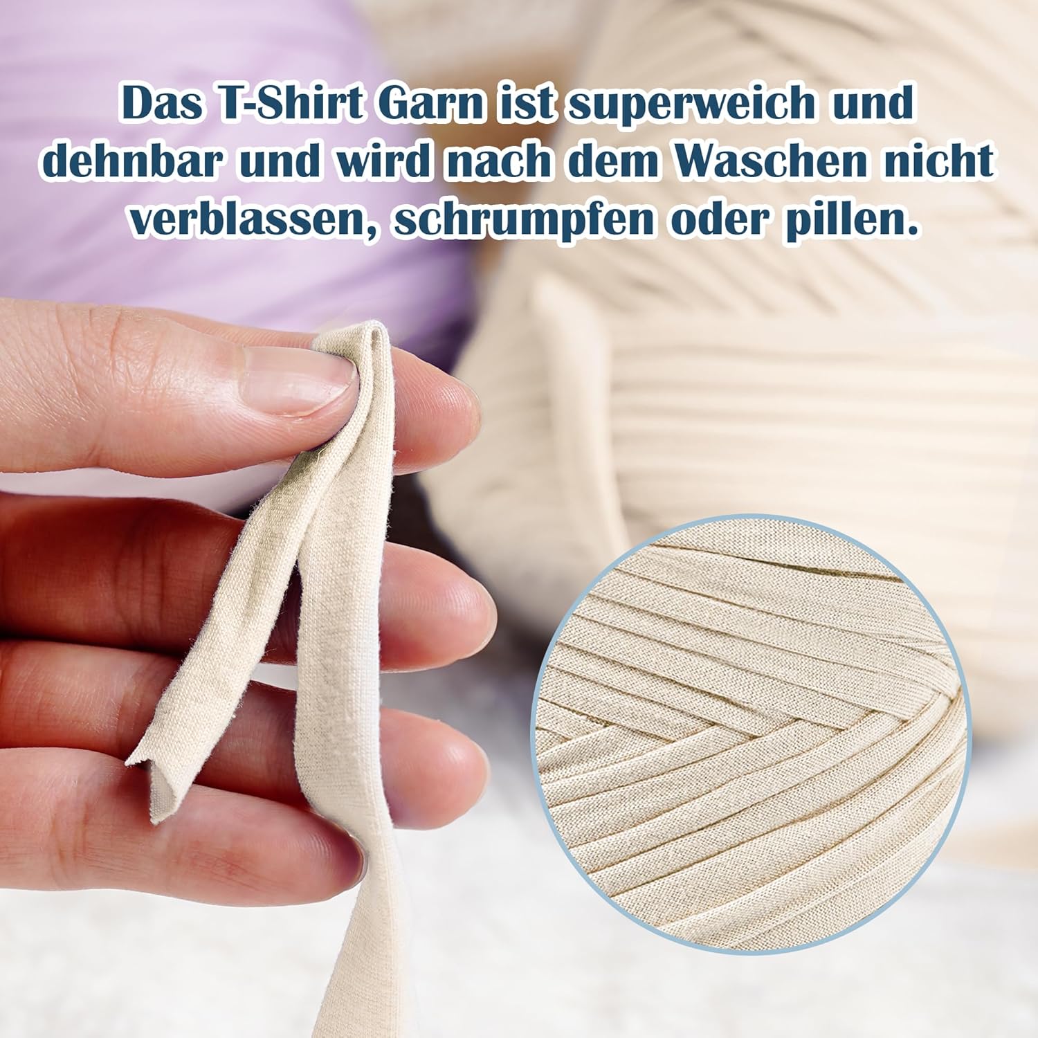 Thumbnail 2 de iEGrow T-Shirt Garn 400 g Milkweiß