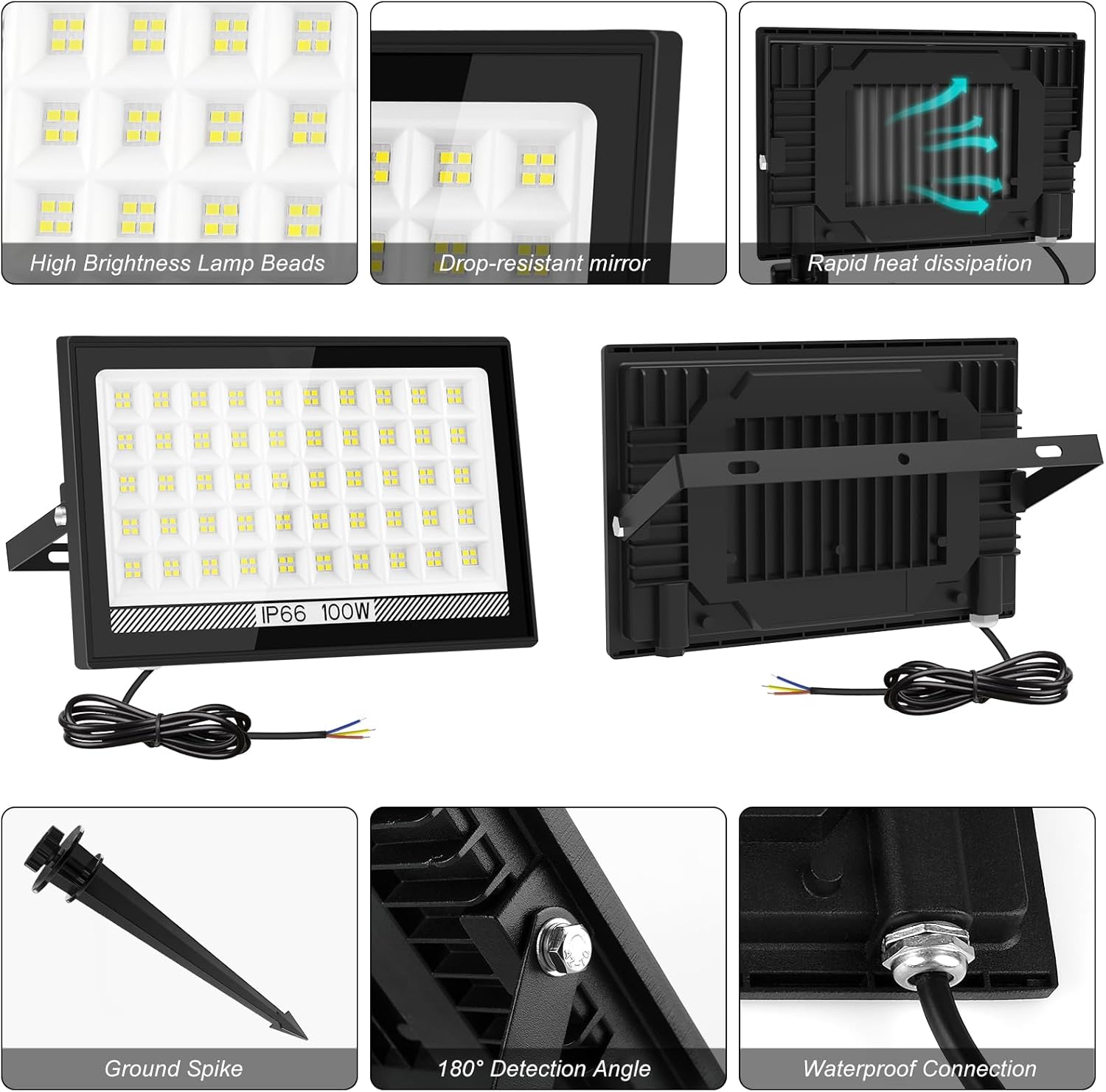 Thumbnail 2 de T-SUN 10000LM Flood Light Outdoor