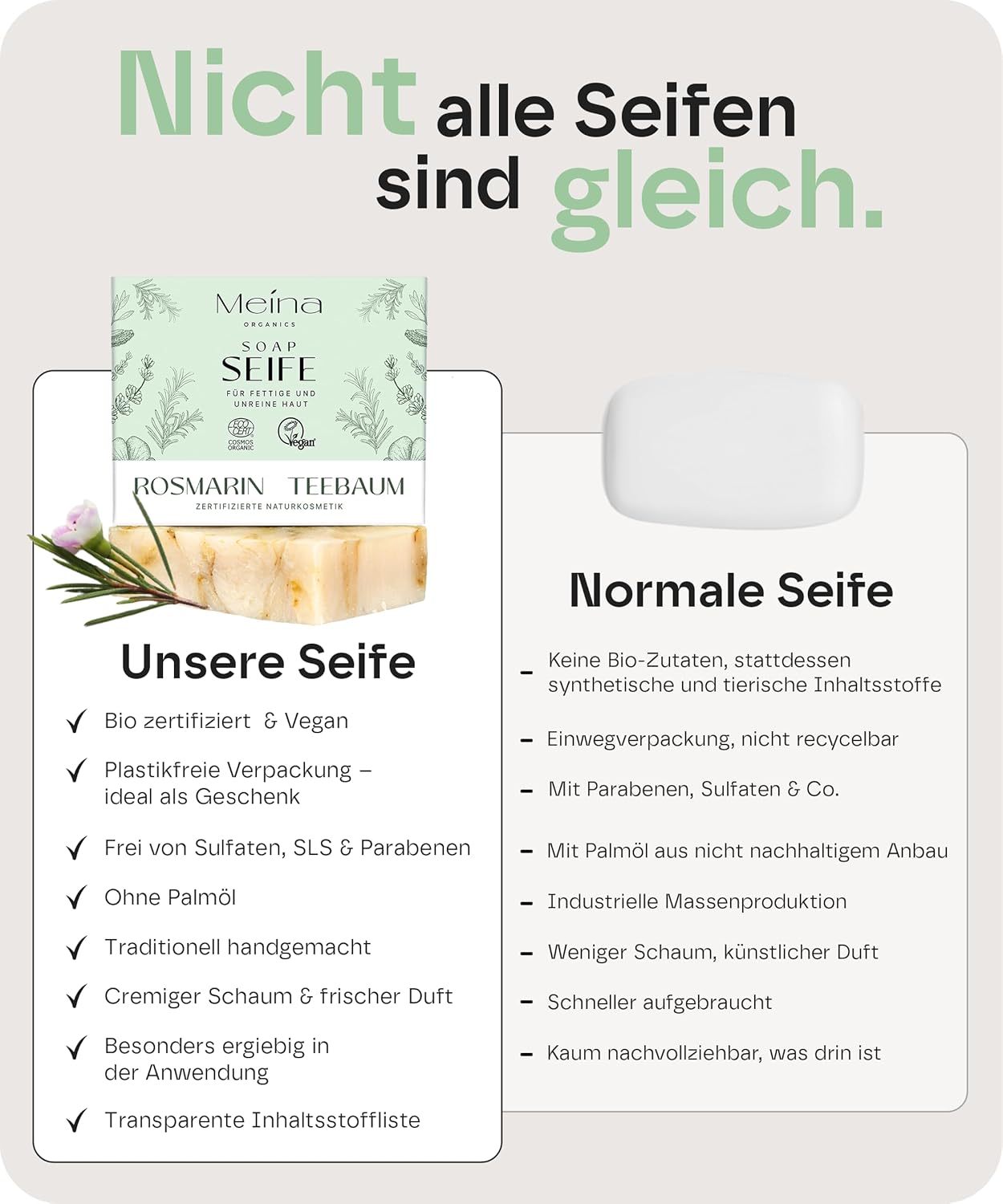 Thumbnail 4 de Meina Naturkosmetik Teebaumöl Seife 100g