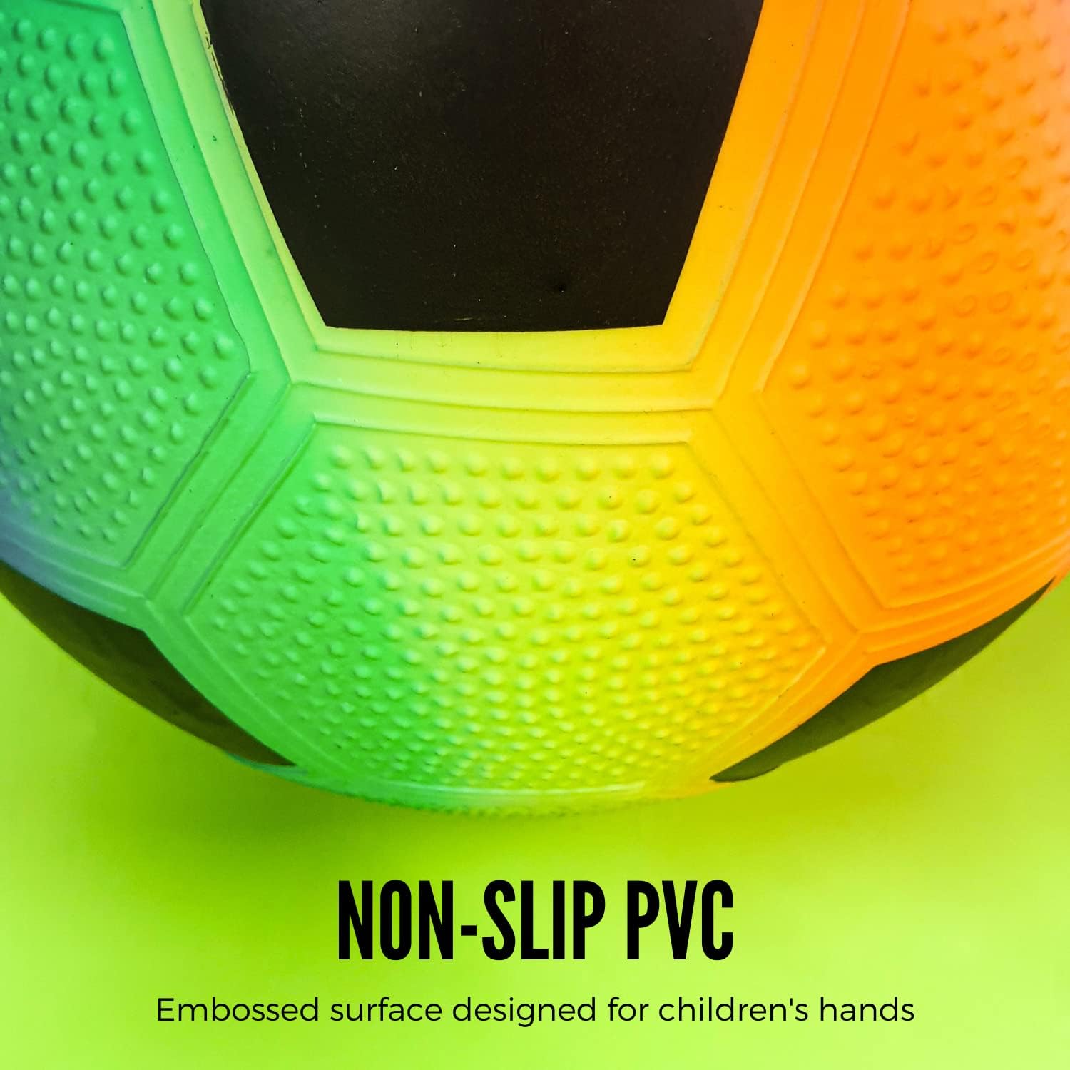 Detalle de MAGIC SELECT uppblåsbara leksaksbollar, 4-pack i PVC, 23 cm