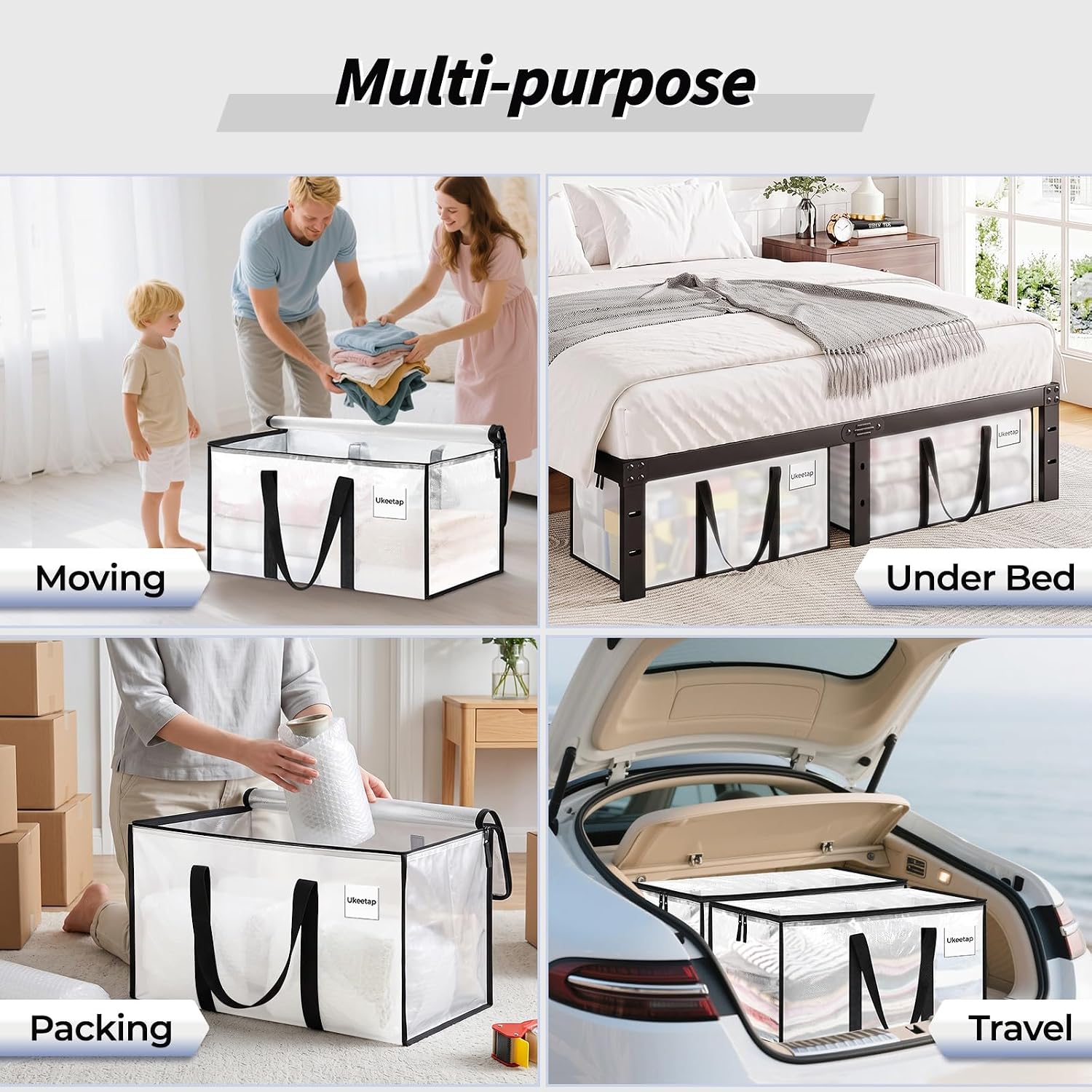 Detalle 2 de 8 Pack Extra Large Moving Bags 24gal