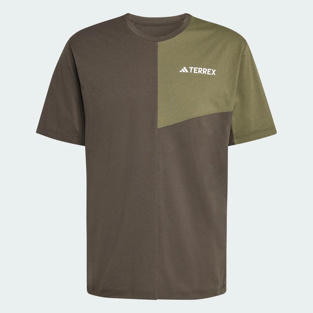 Detalle 2 de Camiseta Terrex Multi Climacool de Adidas — color Verde