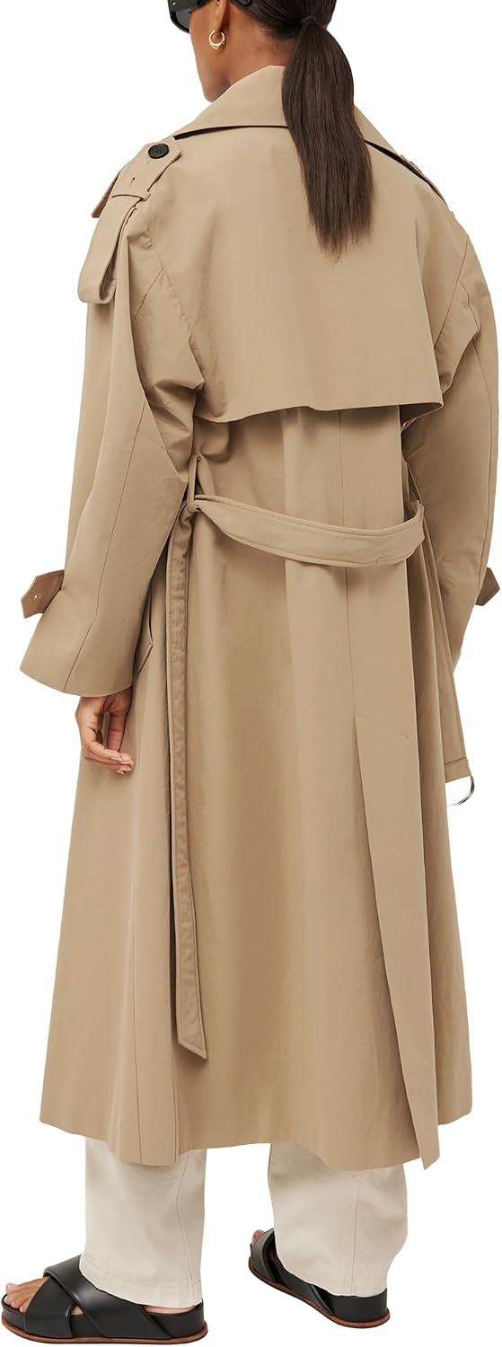 Thumbnail 2 de Farktop Oversized Long Trench Coat for Women