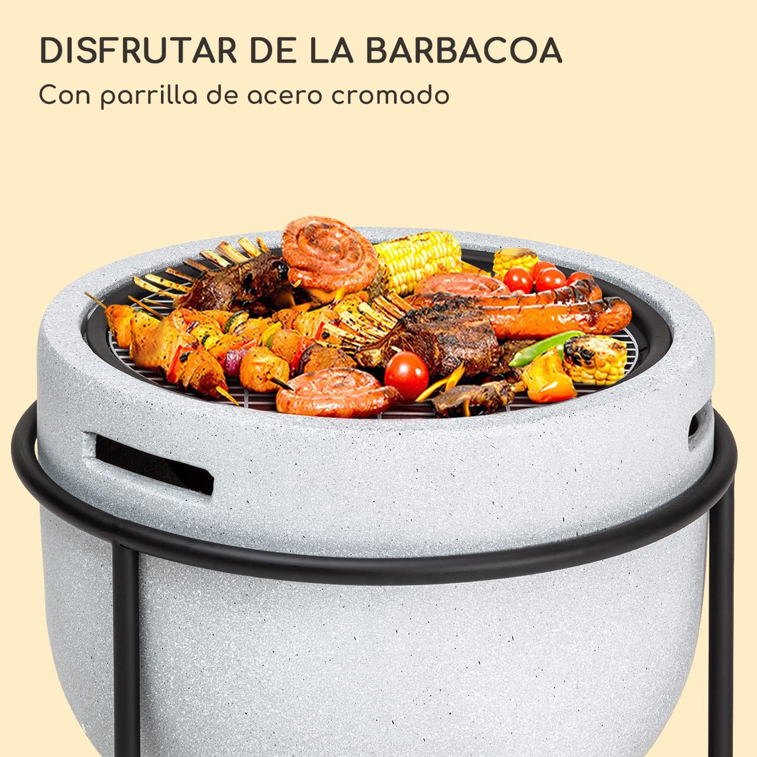 Thumbnail 3 de blumfeldt Brasero Exterior con Parrilla 52 cm