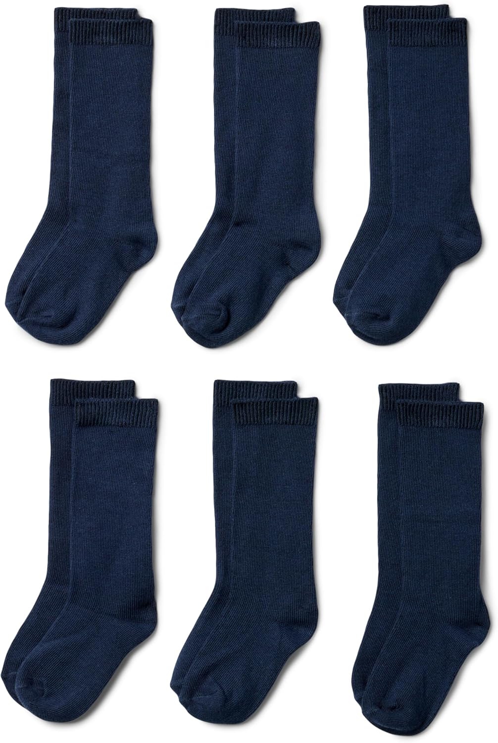 Amazon Essentials Girls’ Uniform Knee High Socks (6 pairs)