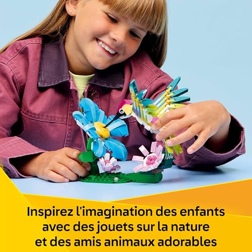 Thumbnail 6 de LEGO Creator 3-en-1 Animaux Sauvages : Colibri Coloré (31384) – Jeu de construction imaginatif pour enfants à partir de 8 ans