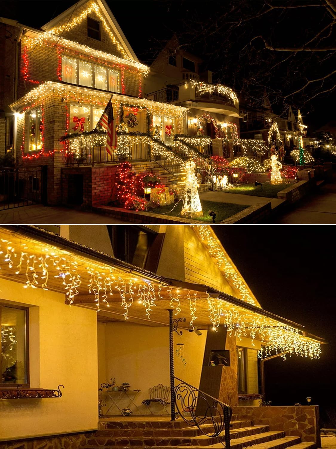 Thumbnail 6 de ARKOCHIC DRCR100 gordijnverlichting, 30 m, 960 warmwitte leds, IP65