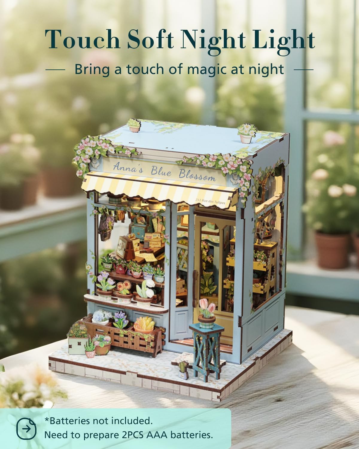 Detalle 2 de Cutefun DIY Book Nook Kit 265 piezas