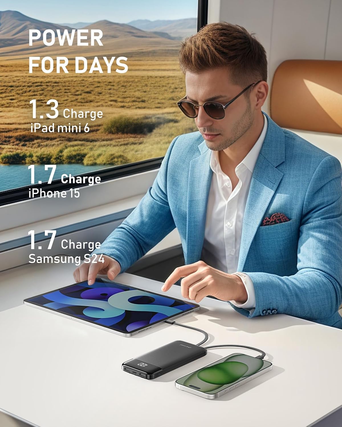 Thumbnail 5 de Charmast Portable Charger 10000mAh power bank