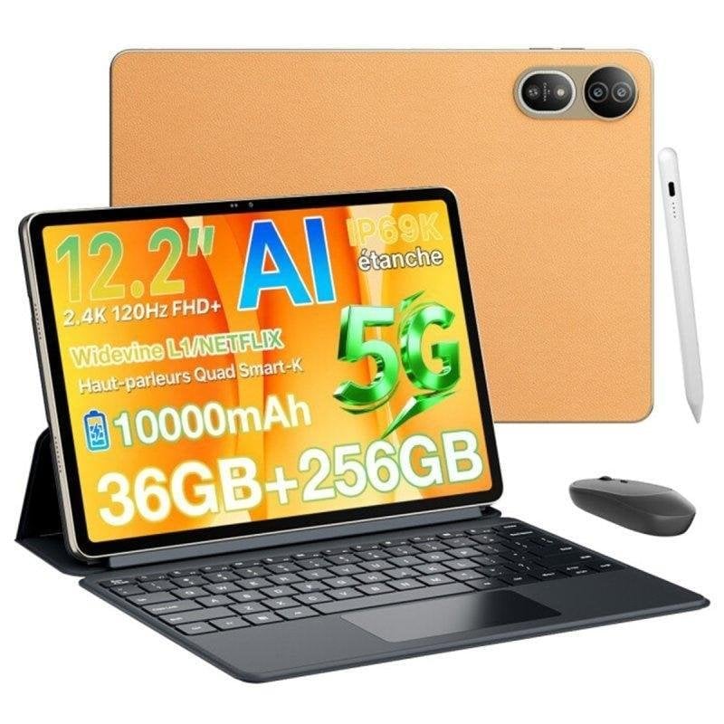 Detalle de Tableta Blackview Mega 12 5G 12,2" 256 GB | 36 GB RAM | Naranja