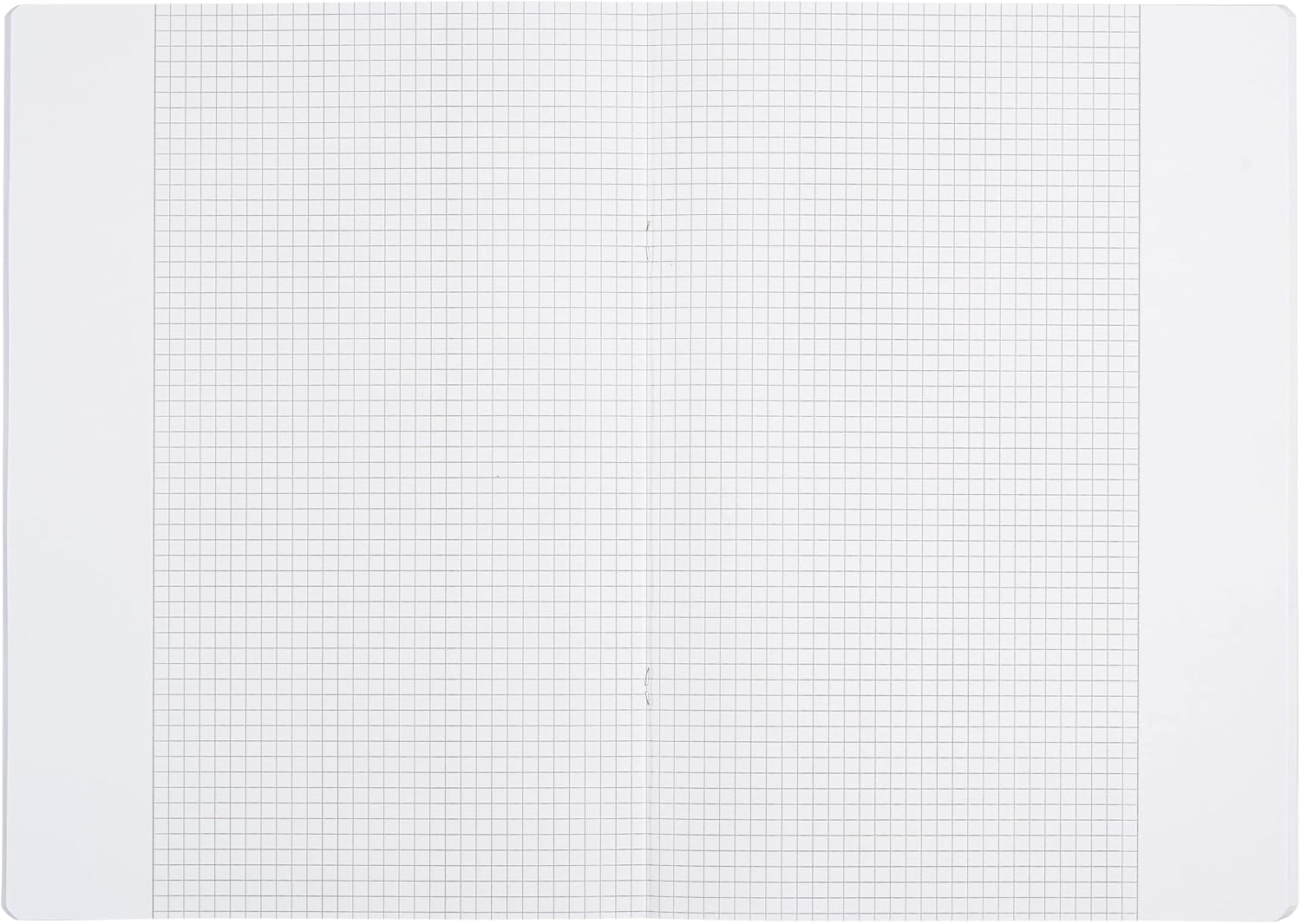 Thumbnail 3 de Oxford Schulheft Touch A4, 16 Blatt, Lineatur 26, kariert, pastell blau – 15er Pack
