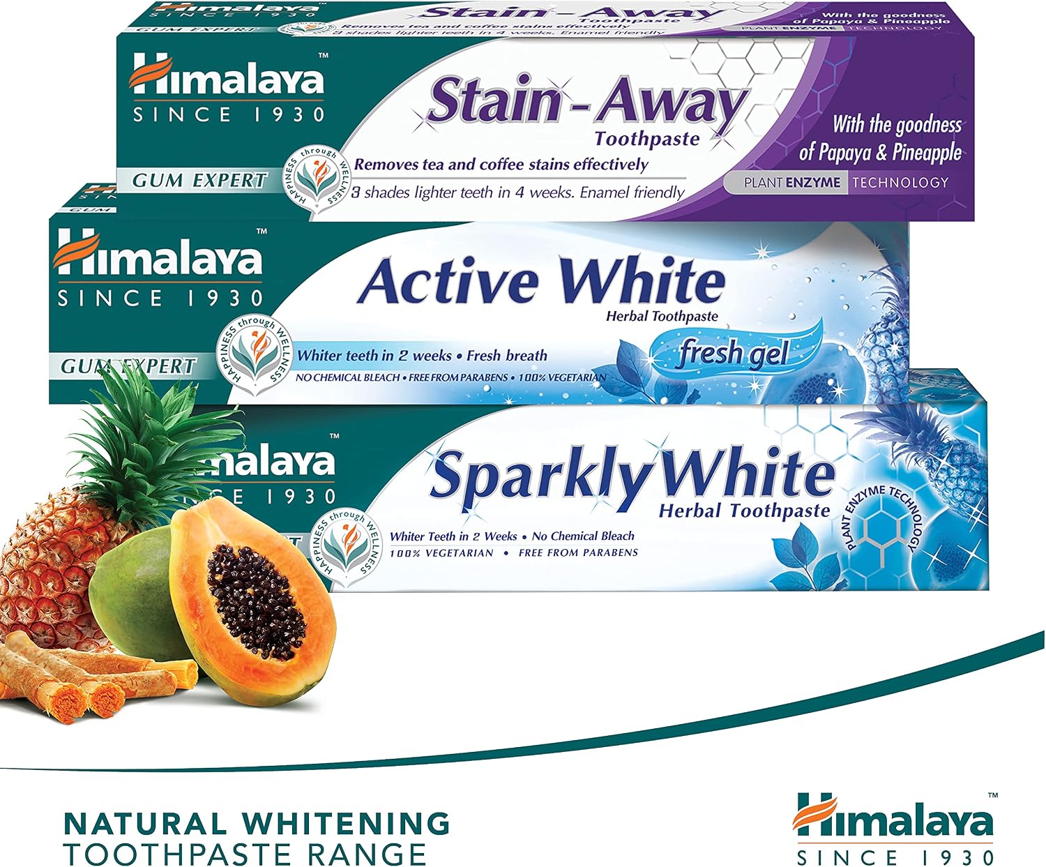 Thumbnail 5 de Himalaya Herbals Enamel Friendly Stain-Away Toothpaste — 75ml (Pack of 6)