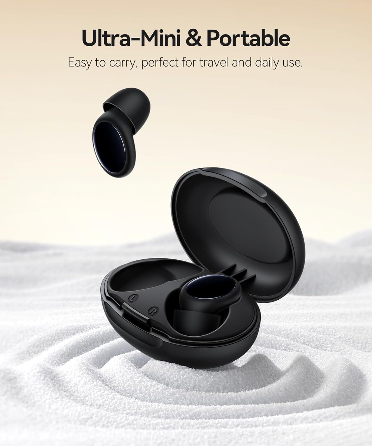 Detalle 2 de 45 dB Noise-Reducing Silicone Reusable Earplugs with 8 Tips