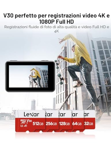 Thumbnail 2 de Lexar Scheda Micro SD 32 GB 2 Pack – UHS-I, A1, U1, V10, fino a 100 MB/s (+ adattatore SD)