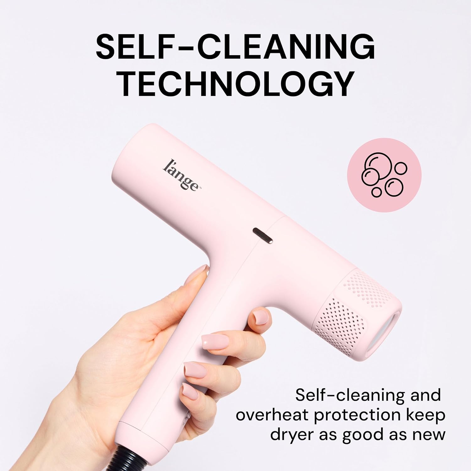 Thumbnail 4 de L’ange Hair HauteAir Digital Professional Hair Dryer (LED display, brushless motor, negative ion, self-cleaning) – Blush