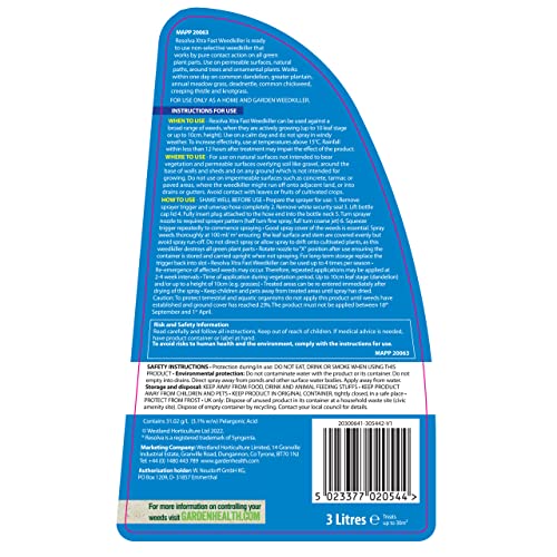 Thumbnail 2 de Resolva Xtra Fast Weedkiller RTU 3L — practical, glyphosate-free weed control