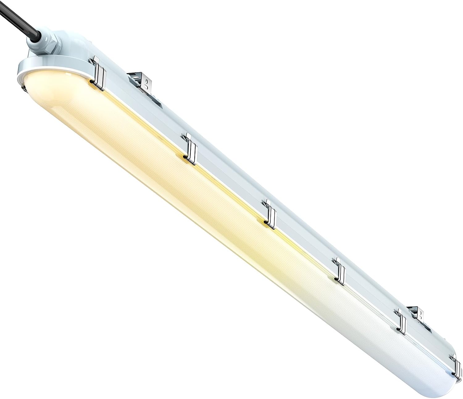 Detalle de JC-LGL H251560W 1 PACK 4FT LED Vapor Tight Light, 10-in-1, 7,800 lm