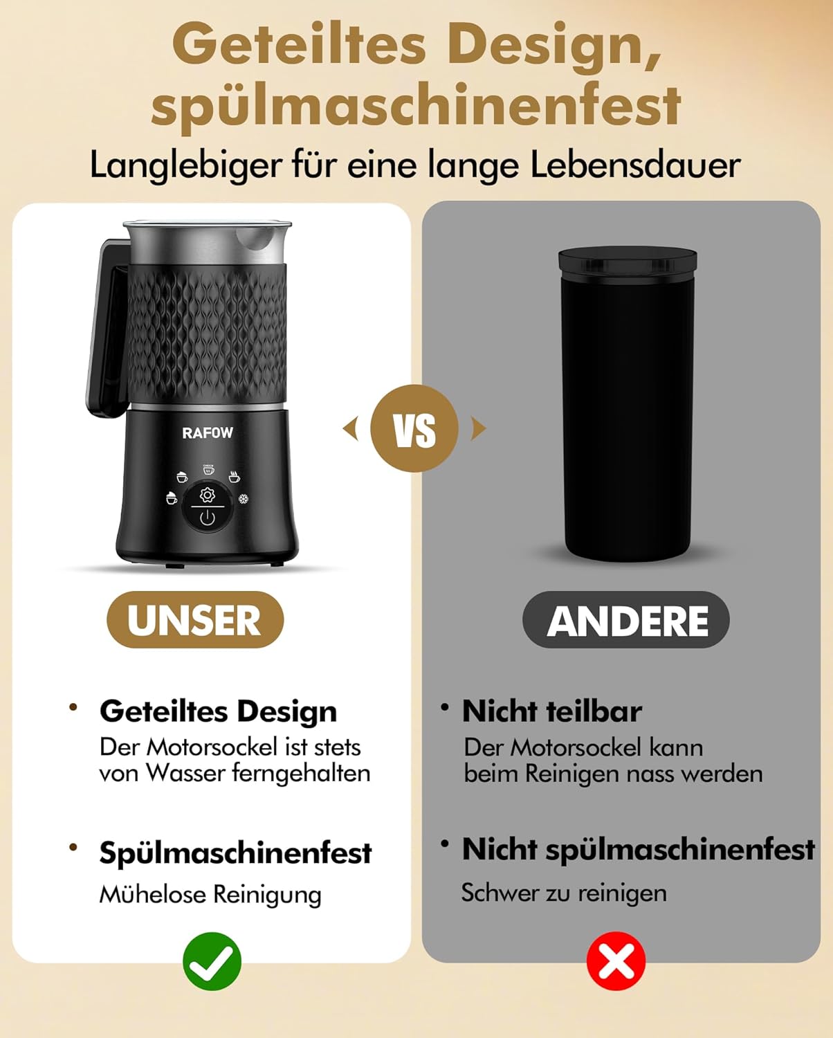 Thumbnail 5 de Rafow Milchaufschäumer 500 ml