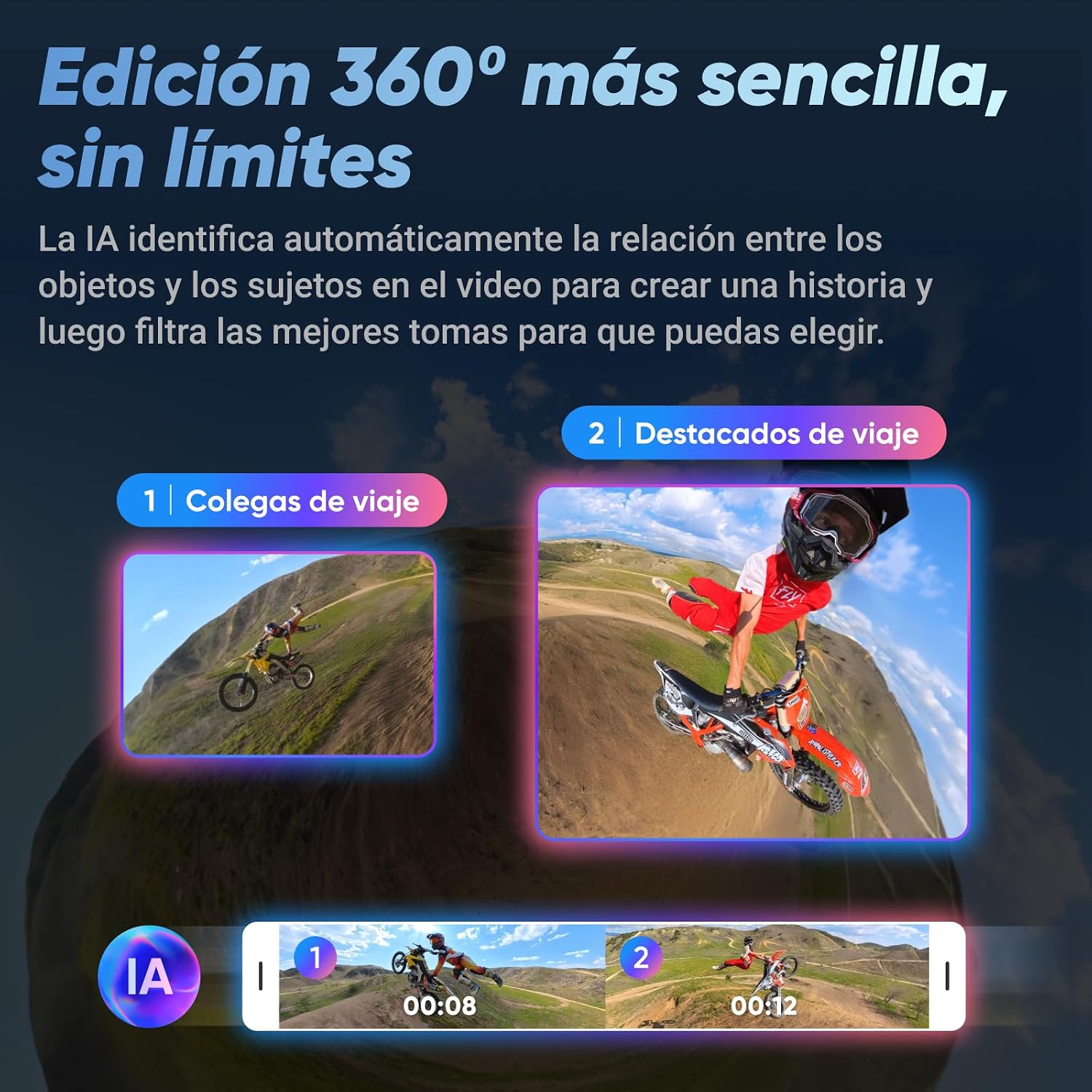 Thumbnail 8 de Insta360 X4 Cámara de Acción Impermeable 8K 🌊