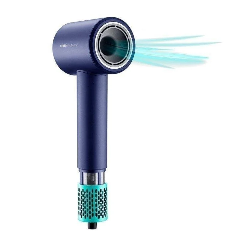 Detalle de Ufesa Pro Ionic Silk 110000 rpm: secador profesional con tecnología iónica y calor suave