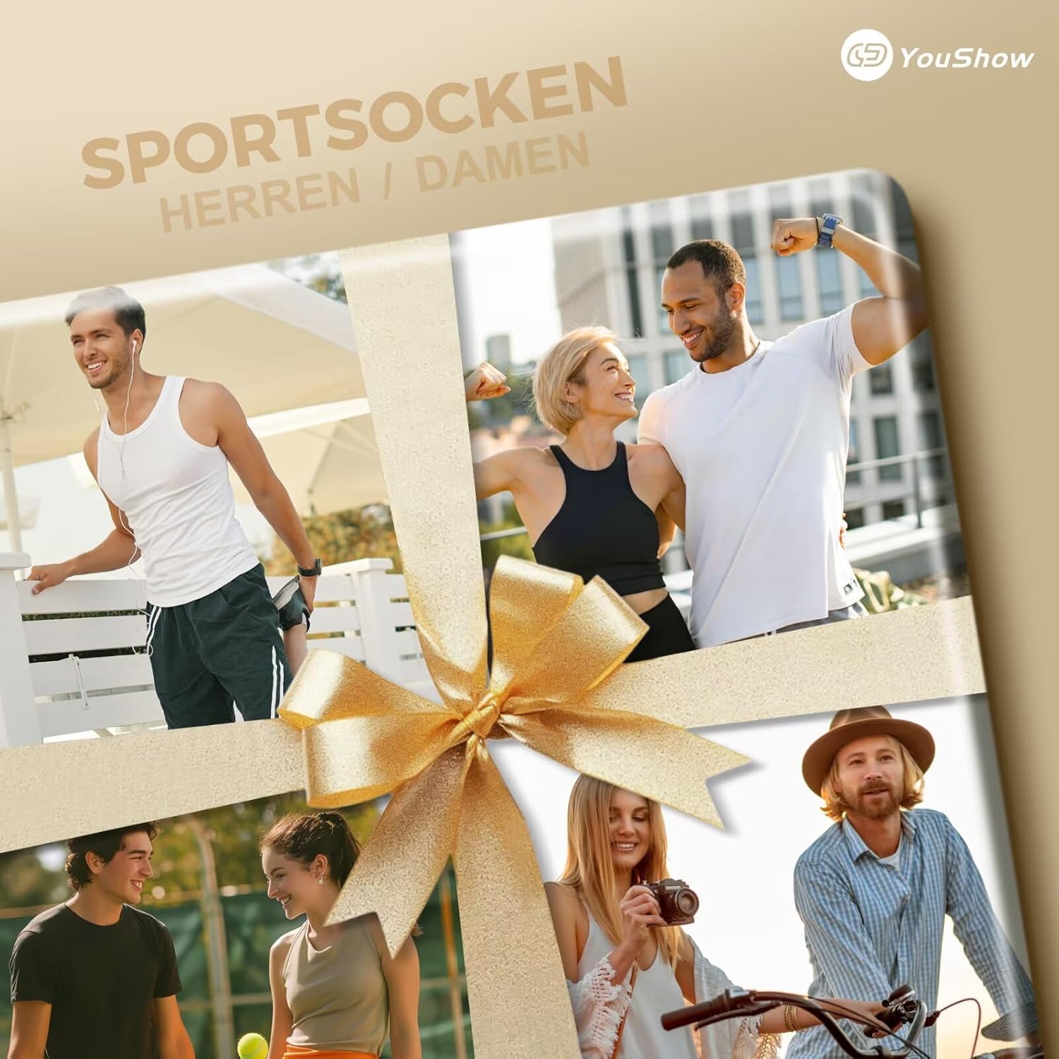 Thumbnail 1 de YouShow 10 Paar Sneaker Socken – atmungsaktive Knöchelsocken aus Baumwolle für Damen und Herren