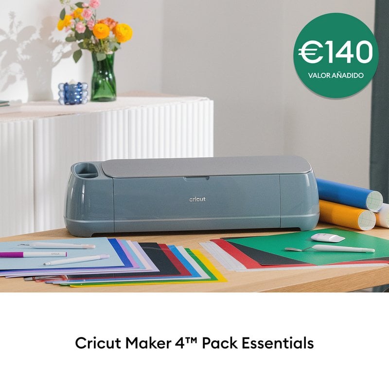 Thumbnail 1 de Cricut Maker 4 Máquina de Corte Inteligente Azul + Pack Esencial: guía para decidir si merece la pena