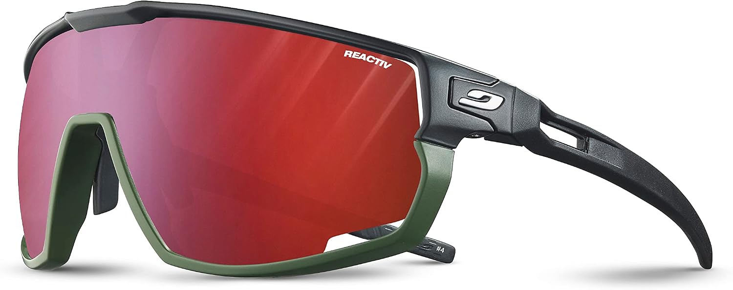 Detalle 2 de Julbo Rush — Lunettes de soleil unisexes, noir mate / noir brillant