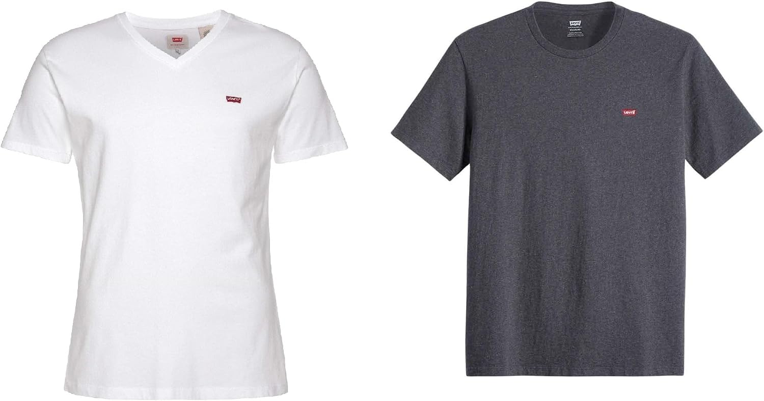Thumbnail 6 de Levi's Original Housemark V-Neck: maglietta da uomo con logo ricamato e vestibilità regolare