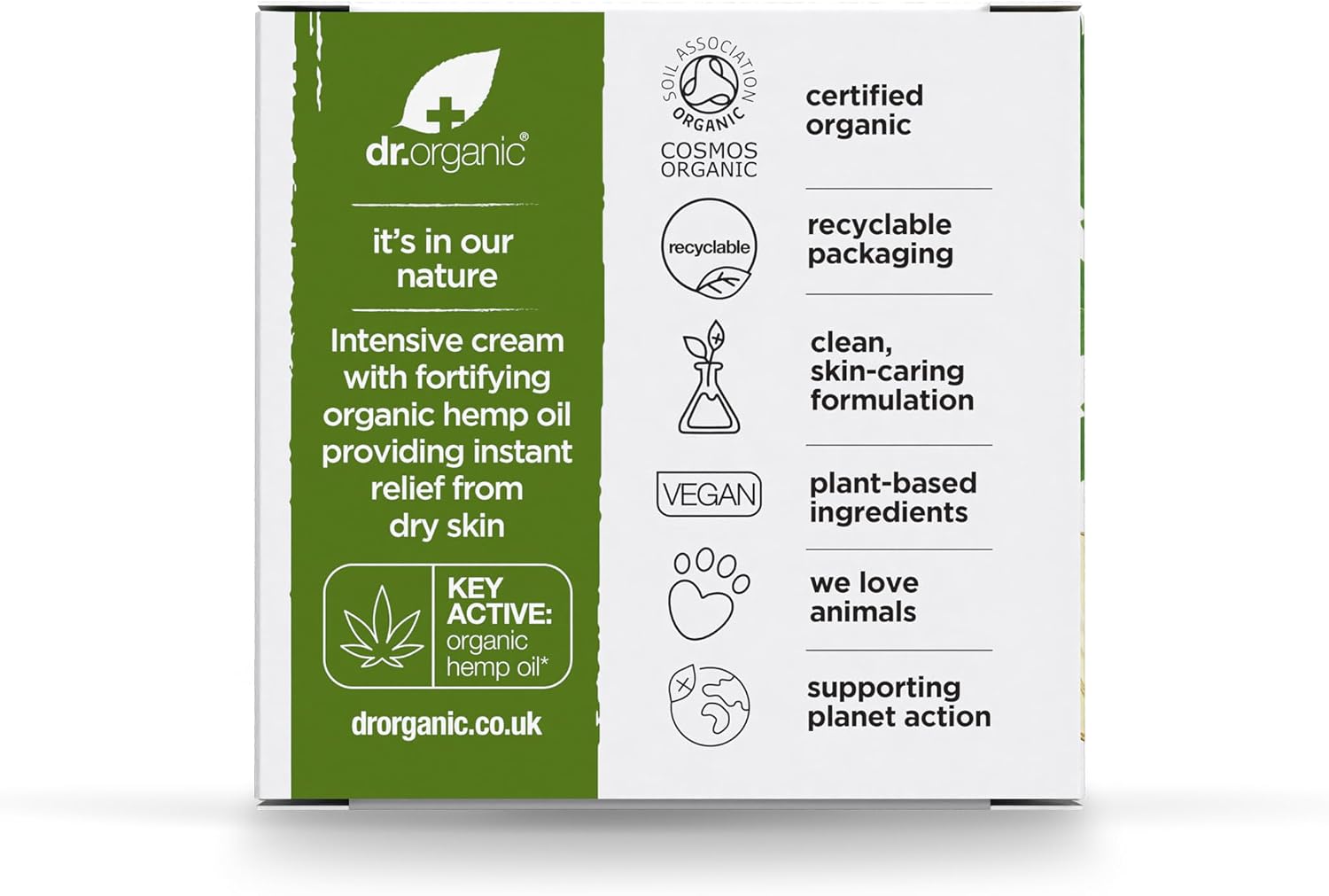 Thumbnail 5 de Crème visage chanvre 24H Dr. Organic 50 ml