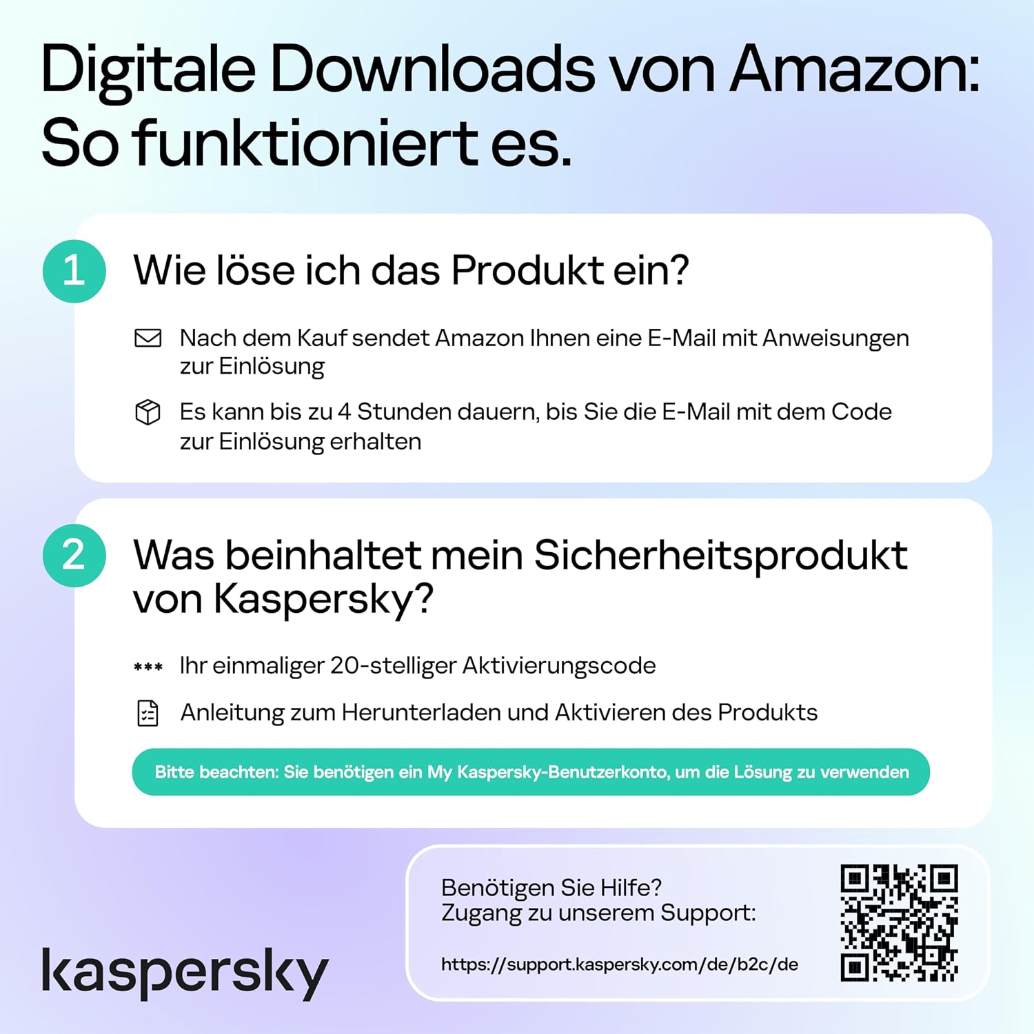 Detalle de Kaspersky Total Security 2021 – 3 Geräte, 1 Jahr, Windows/Mac/Android inkl. Aktivierungscode per Email