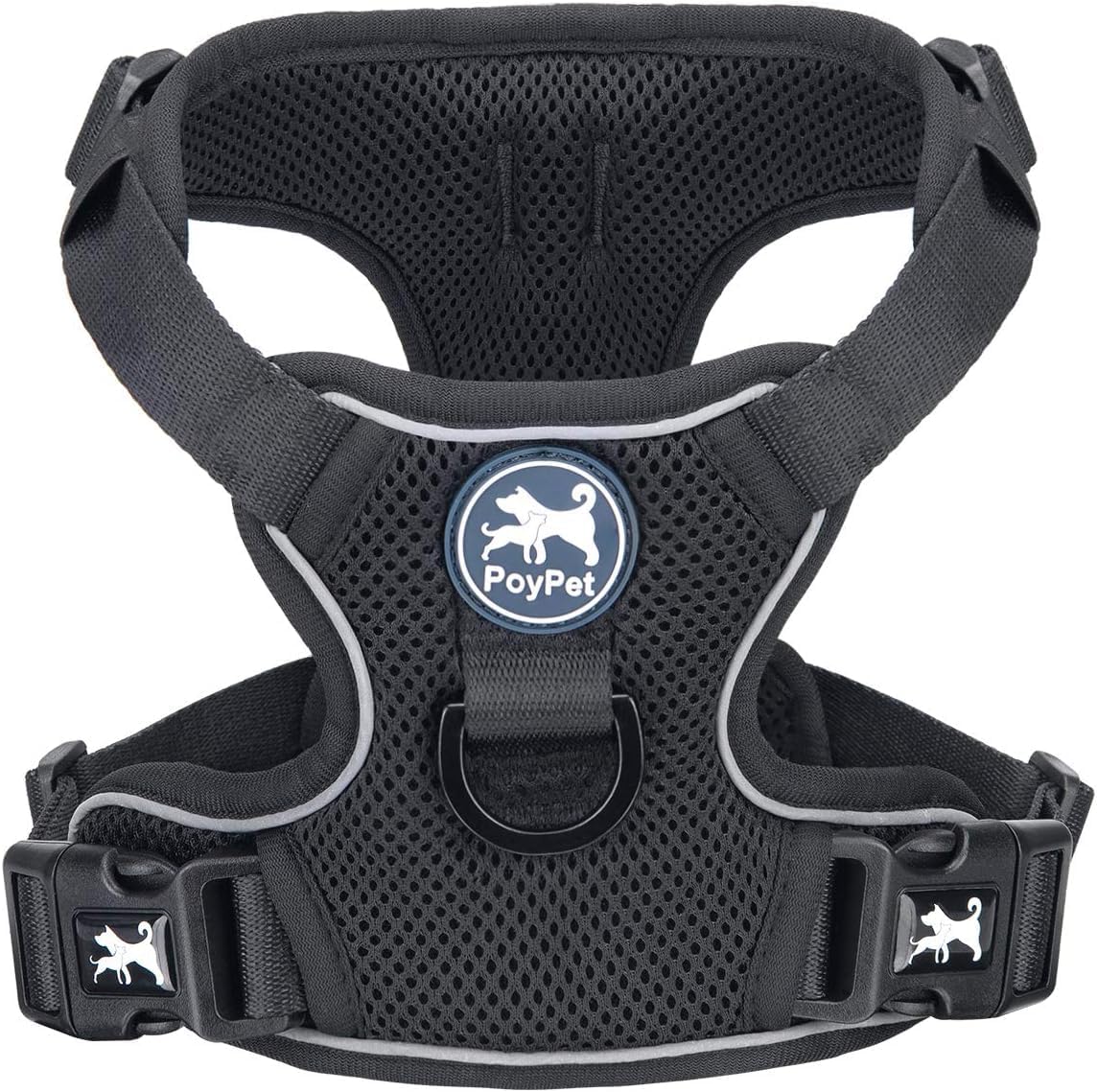 Detalle de PoyPet Hundegeschirr Mesh L mit Reflektoren
