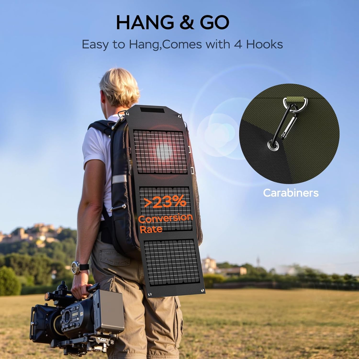 Thumbnail 4 de MARBERO 30W Portable Solar Panel Charger