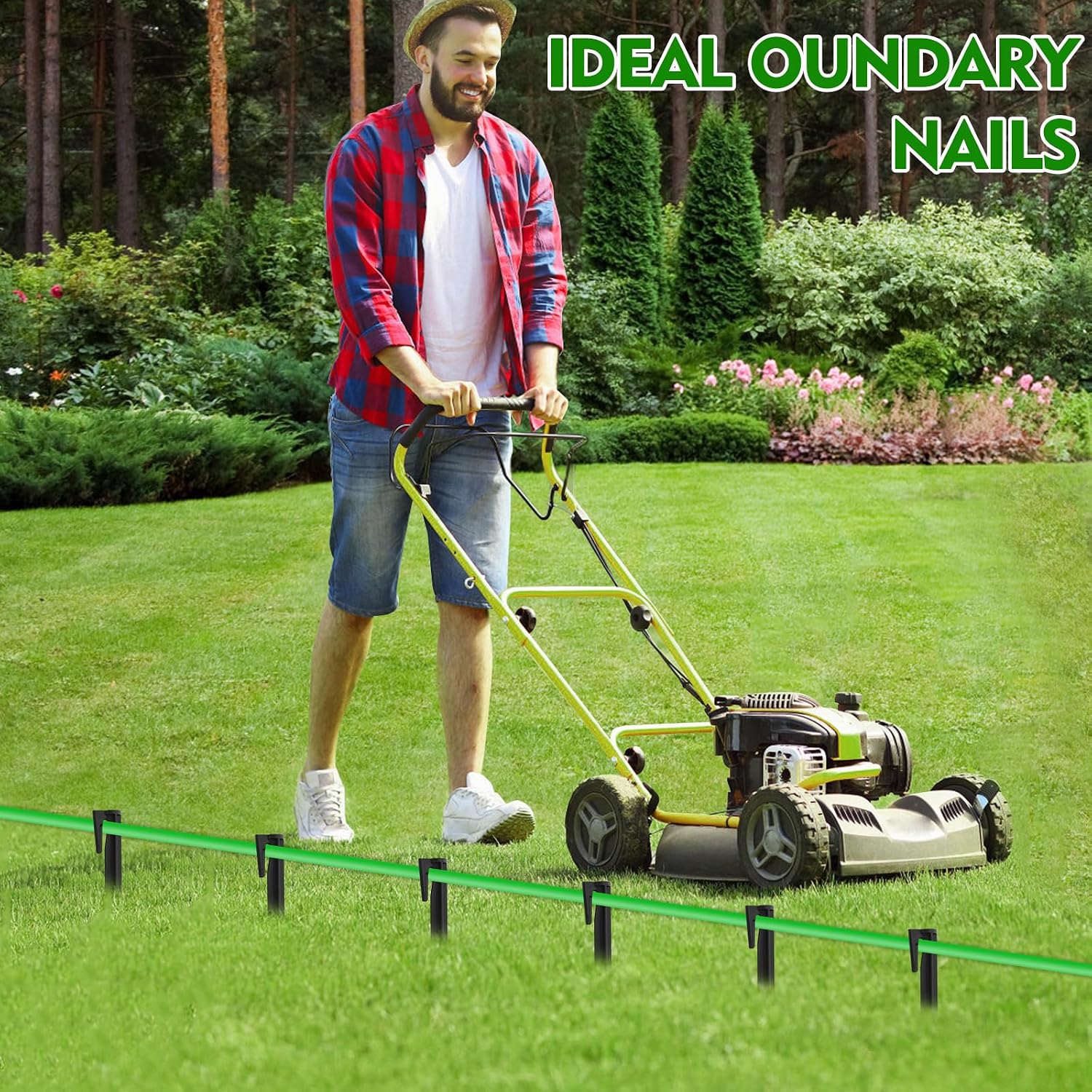 Detalle 1 de Gucass jordspikar för robotgräsklippare, 120-pack i PP, 8,5 cm