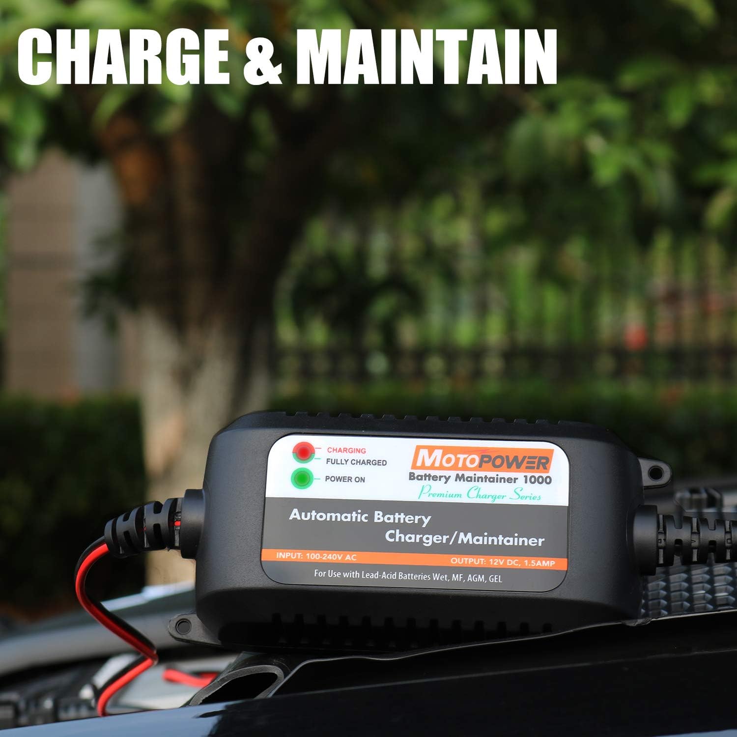 Thumbnail 4 de MOTOPOWER MP00206A caricabatterie 12V 1,5A per auto e moto