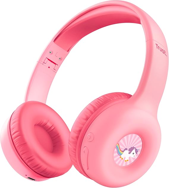 Detalle de Trust Nouna Auriculares Bluetooth Rosa para Niñas