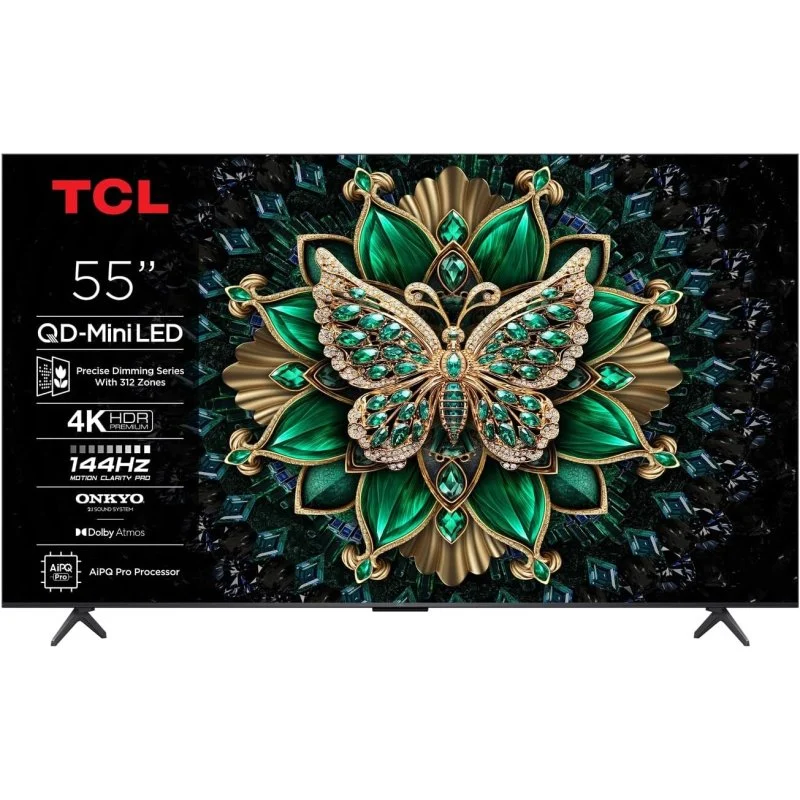 Detalle de TV TCL QD-Mini LED 55C69K 55" 4K Smart TV – Dolby Vision