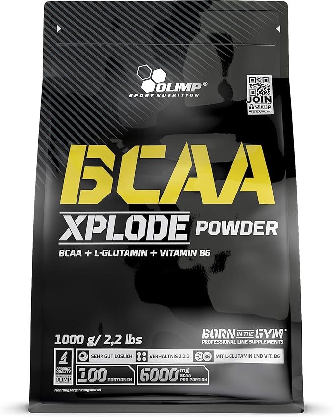 Detalle de Olimp BCAA Xplode 1000g - Aminoácidos Ramificados 🍓