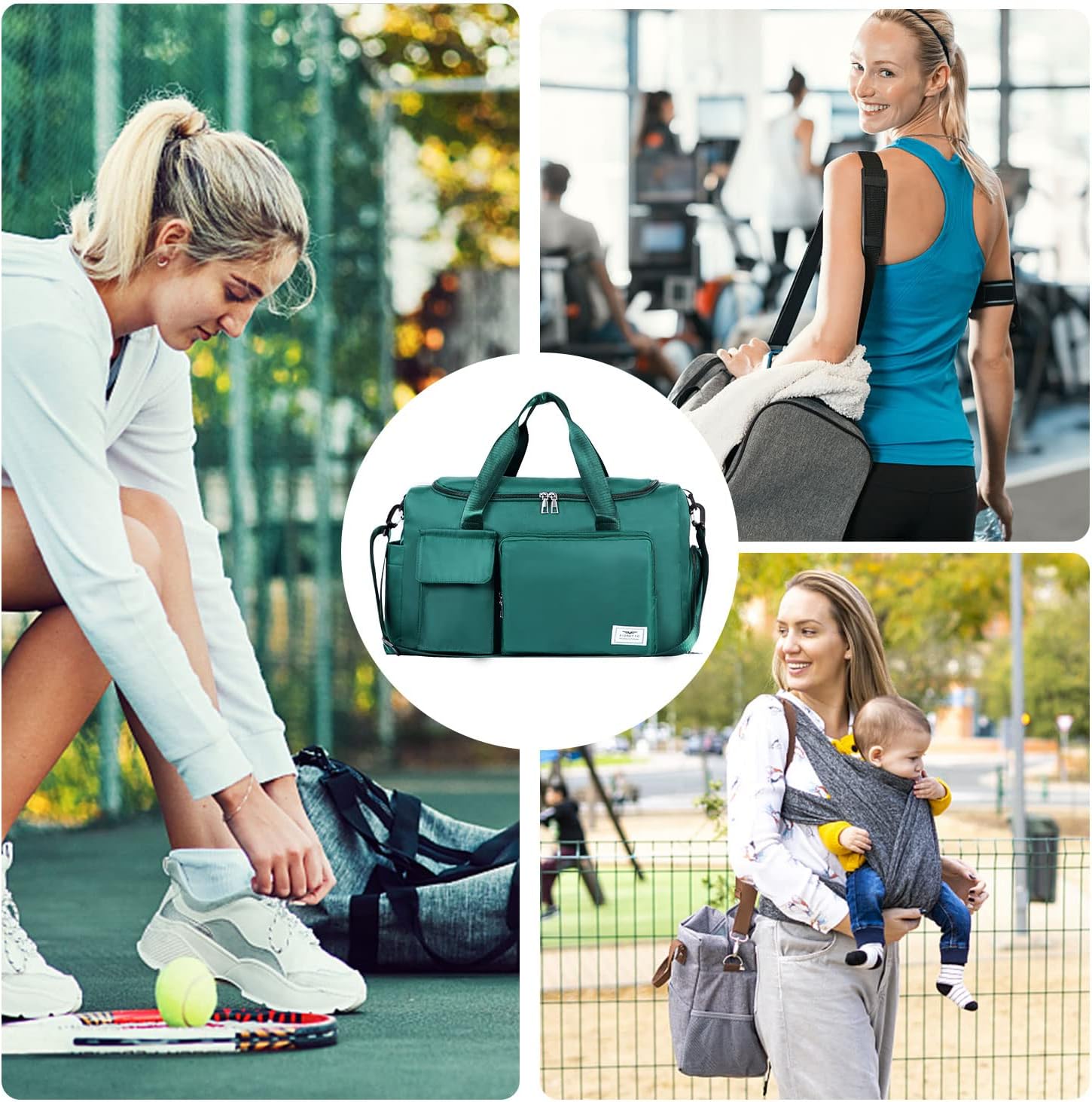 Thumbnail 4 de FIORETTO Sports Gym Duffle 30L