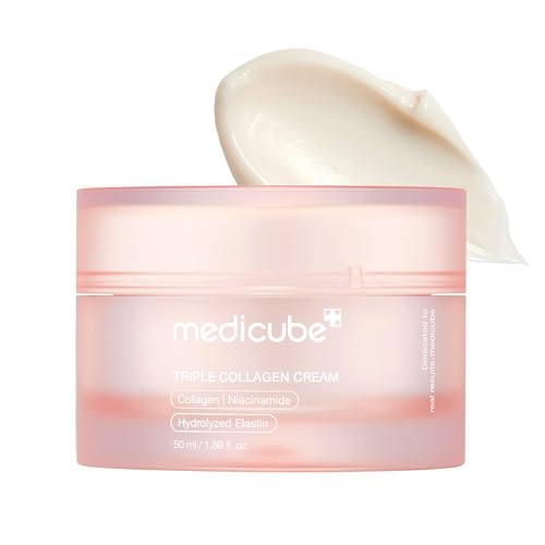 Detalle de medicube Triple Collagen Cream: crema viso idratante e anti-age per pelle matura