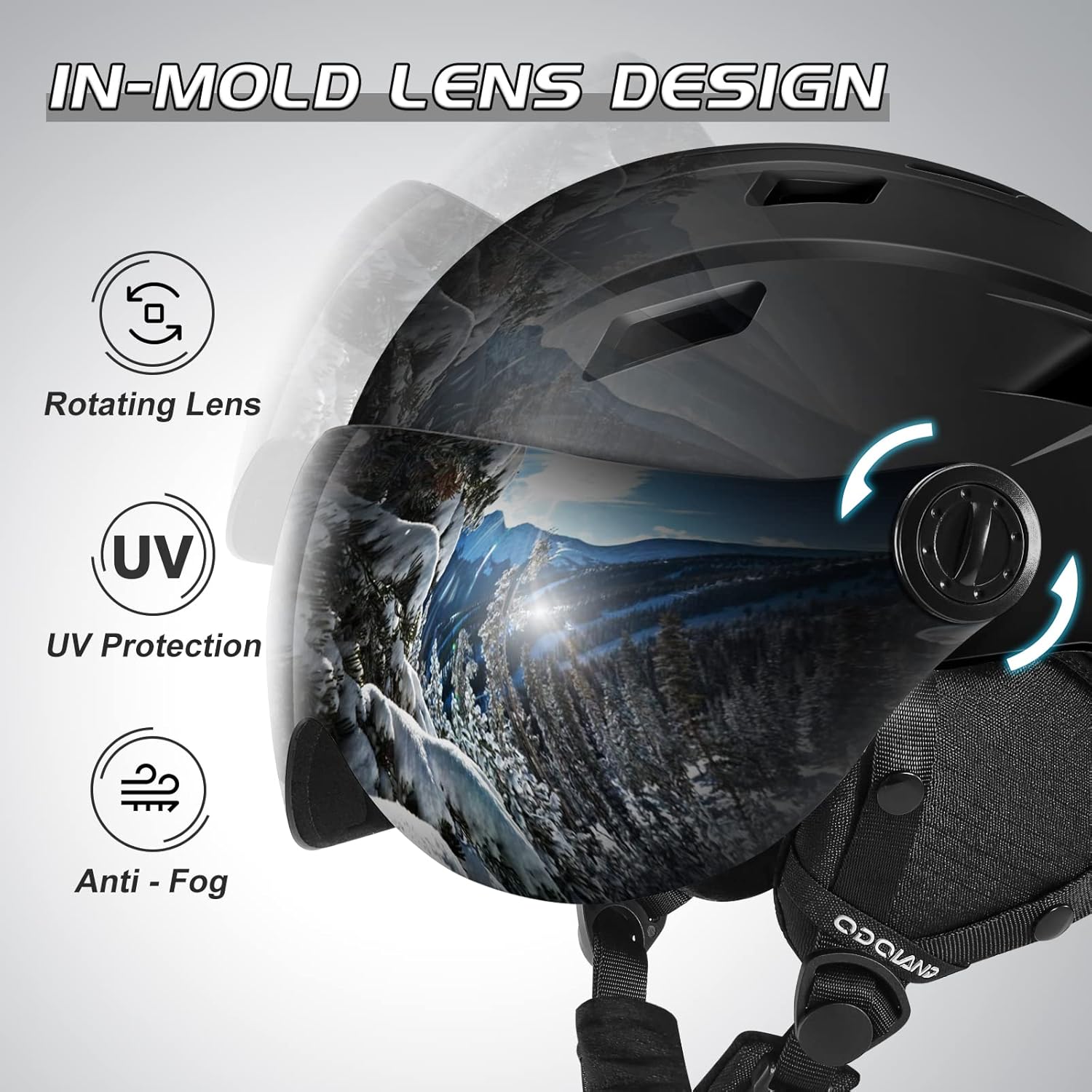 Thumbnail 3 de Odoland Ski Helmet with Visor