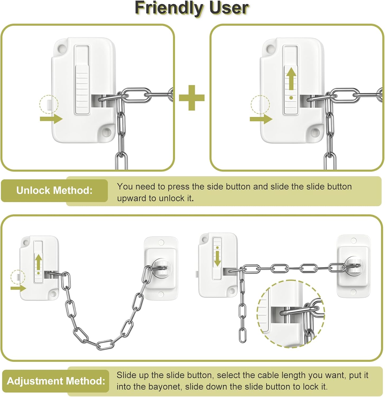 Detalle de AOSITE Window Safety Locks 4 pack