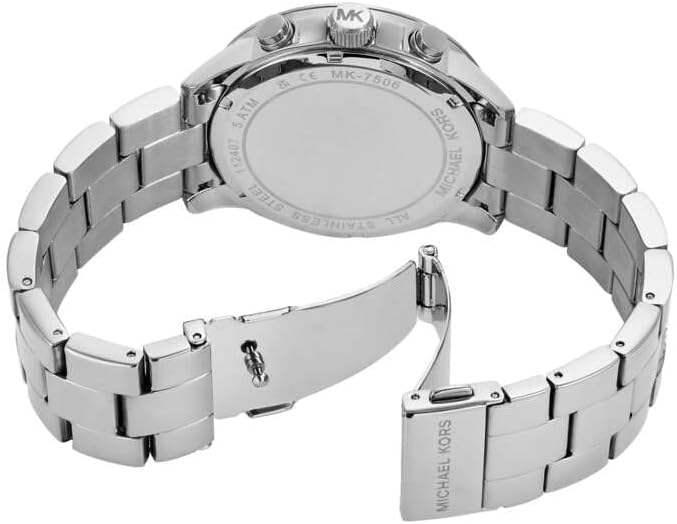 Detalle 2 de Michael Kors Brynn Damen-Uhr – Quarz-Chronograph, Edelstahlarmband, 40 mm
