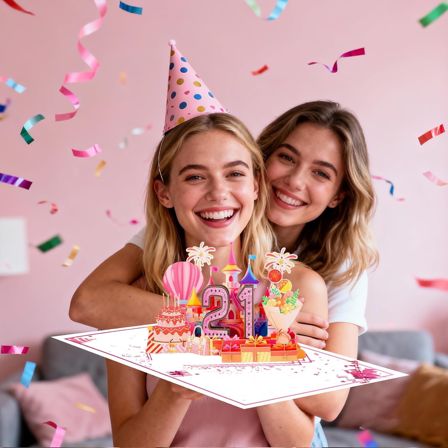 Detalle de Awrmoo 21st Birthday cards, 8 x 10 in
