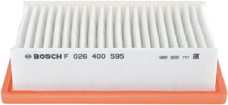 Detalle de Bosch Filtro Aria per Auto S0595 - Filtro affidabile per trattenere particelle solide e resiste all’umidità