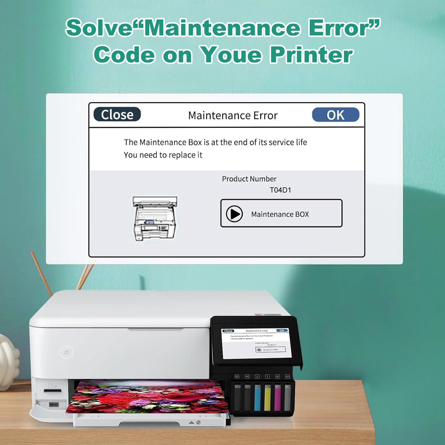 Detalle 2 de Mintink T04D1 Ink Maintenance Box for Epson ET, WF and XP Printers