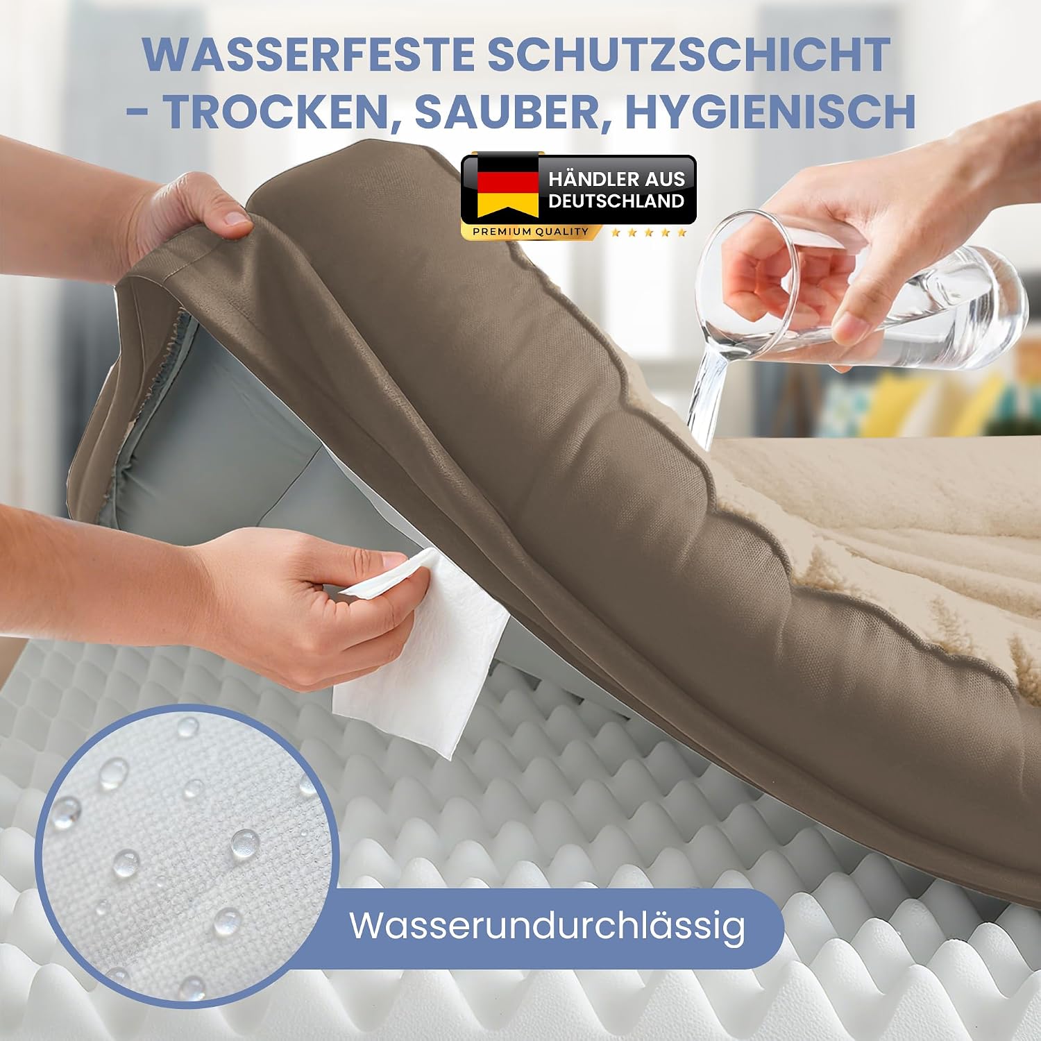 Thumbnail 4 de ELONEO orthopädisches Hundebett 76x51x17 cm