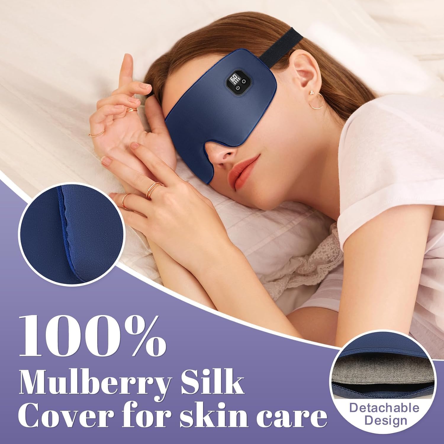 Thumbnail 4 de Aroma Season Silk Heated Eye Mask 1500mAh 🔆