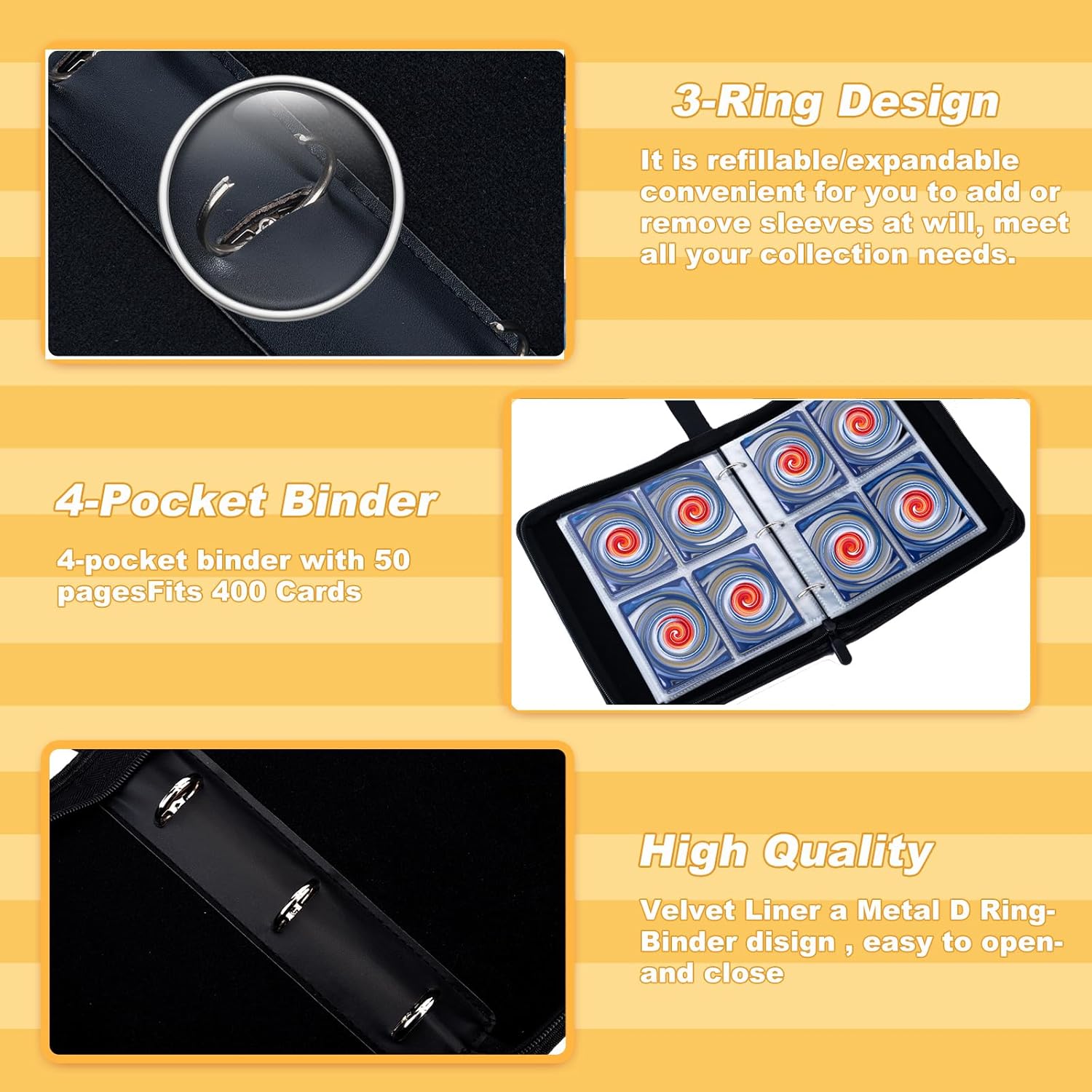 Thumbnail 4 de Jravkfi Card Binder 400 Capacity