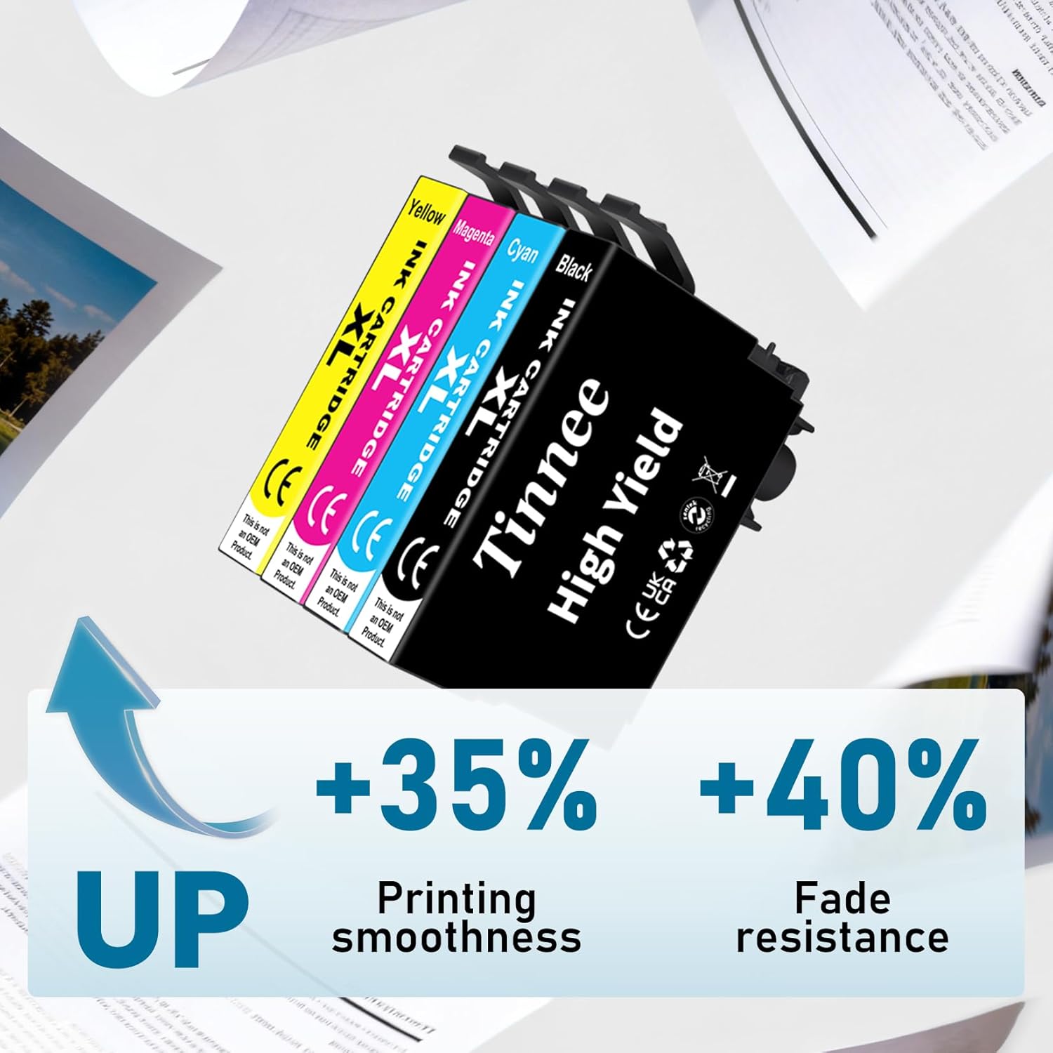 Thumbnail 3 de Tinnee Cartouche XP 2100 compatible pour Epson Expression Home & WorkForce (XP-2100 / WF-28xx / XP-31xx / XP-41xx, etc.)